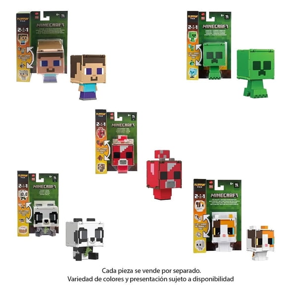 Figura de Acción Minecraft Flippin de 3.75 pulgadas Varios Modelos 1 pieza