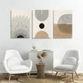 thumbnail image 3 of Abstract Geometric Sun Moon Wall Decor Boho Wall Art Set of 3 Boho Art Prints Modern Minimalist Wall Art Mid Century Modern Decor Boho Bedroom Wall Decor for Bathroom Living Room Home 12"x16", 3 of 14