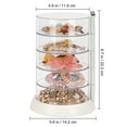 thumbnail image 2 of JessLab Hair Accessories Organizer, Acrylic Clear, 5-Layer Storage Box for Hair Ties, Bracelets, Rings, Bangles, 2 of 6