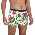 thumbnail image 4 of Salouo Paisley Print Men's Boxer Briefs,Breathable Underwear Elastic Waistband Briefs for Men -Medium, 4 of 8