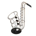 thumbnail image 1 of Metal Wine Bottle Holder Saxophone Figurines Practical Crafts Home Decor Accessories, 1 of 4