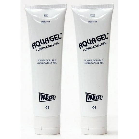 Parker Labs 57-05 Aquagel Medical and Personal Lubricating Gel Tube, 5 oz (Set of 2)