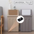 thumbnail image 1 of Paquete de 16 ruedas giratorias mini universales, rotación de 360 ​​grados, ruedas giratorias autoadhesivas de acero inoxidable, ruedas autoadhesivas, ruedas giratorias mini, color negro LingWen 9024715710017, 1 of 1