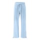 thumbnail image 3 of WILLBEST Pantalones Casuales de Lino para Mujer, Cintura Alta Elástica, con Cordón Ajustable, Holgados, de Pierna Ancha, para Actividades Informales En La Playa. Chica, 3 of 4