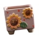 thumbnail image 5 of Maceta de cerámica con forma de girasol, decorativa, para cumpleaños, creativa Rosa, 5 of 9