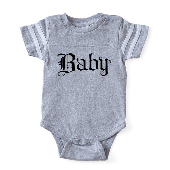 CafePress - Gothic Baby_12X18 - Cute Infant Baby Football Bodysuit