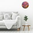 thumbnail image 5 of YILUYINQING Flowers Plants Wall Clock Silent Mechanical Movement for Living Room Kitchen Dorms Practical Everyday Gifts 10 Inches 10x10in, 5 of 8