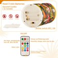 thumbnail image 5 of Yayeee Flameless Candles with Remote Flickering Battery Operated Multi Color Changing, Vibrant Mushroom, 5 of 7