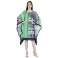 thumbnail image 7 of Moomaya Short Kaftan For Women Printed Beach Swimsuit Cover Up Dress Caftan, 7 of 7