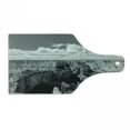 thumbnail image 1 of American Cutting Board, Nostalgic Photo of Finding Grand Canyon Peaks in National Park Cloud Print, Decorative Tempered Glass Cutting and Serving Board, Wine Bottle Shape, Grey, by Ambesonne, 1 of 1