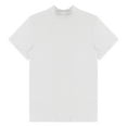 thumbnail image 4 of Rswnyirn Mens Mock Turtleneck Short Sleeve Solid Color T-Shirts Basic Slim Fit Pullover Tees White XXL, 4 of 5