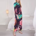 thumbnail image 3 of Naloa Donuts1 Pajamas for Women Set, Womens Pajama Sets, Lounge Sets for Women, 2pjs for Women-Small, 3 of 7