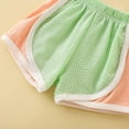 thumbnail image 5 of Gibobby Toddler Boy Girl Plaid Shorts Casual Summer Gingham Shorts Elastic Waist Beach Shorts Bottoms Boxers Streetwear(Green,9-12 Months), 5 of 5