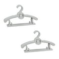 thumbnail image 2 of GUOOL 10 Pieces Multipurpose Small Clothes Rack Closet Hanger for Children Dress Scarf Gray, 2 of 9