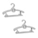 thumbnail image 3 of 10 piezas de perchas para pequeños, perchas para pantalones, perchas telescópicas para ropa, perchero para ropa de bebé para , guardería, Gris Soledad Perchas, 3 of 10