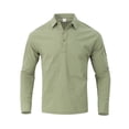 thumbnail image 4 of BUIGTTKLOP Mens Long Sleeve Shirts Classic Casual Button Tee Lightweight Collared Golf Shirt, 4 of 6