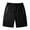 Black, variant on GUZOM Mens Shorts Athletic with Pockets,with Pockets Plus Size Summer Hawaiian Casual Beach Gray Shorts for Men Size 5XL