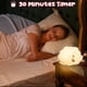 thumbnail image 4 of LED Night Light for Kids, LED Bedside Lamp, Touch Night Light for Kid, 3 Lighting Modes with 30 Minutes Timer, Silicone Night Light, USB Rechargeable, 4 of 5