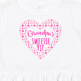 thumbnail image 4 of Inktastic Grandpa's Sweetie Pie with Pink Hearts Girls Toddler Dress, 4 of 5