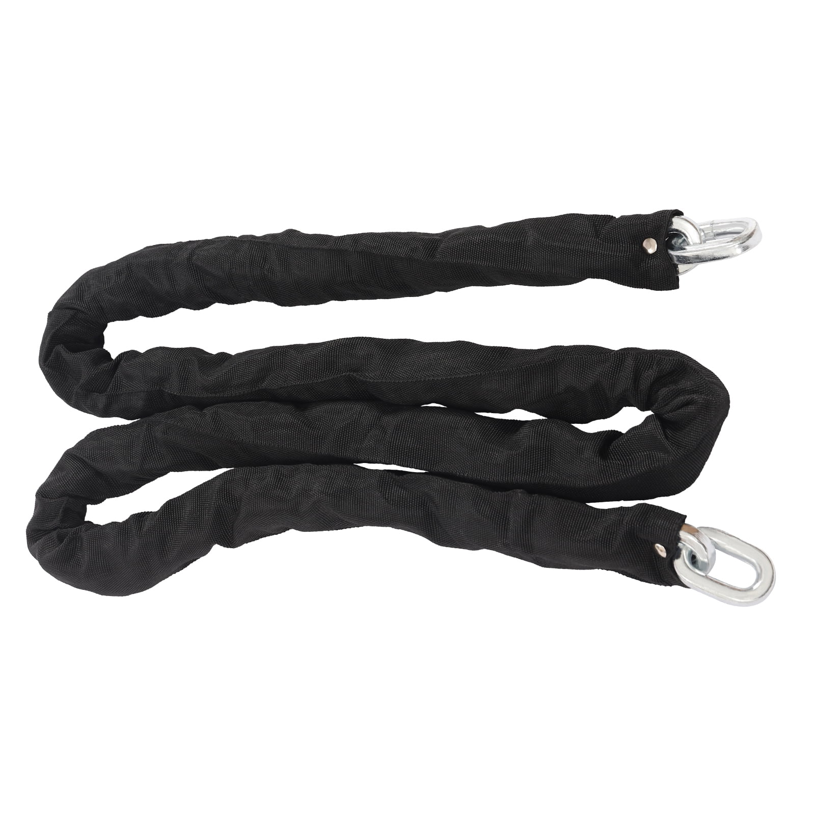 ChicHomey 3/8" x 6ft Security Chain and Lock Kit, Security Heavy Duty  Square Link, Anti-Theft for Bikes/Property