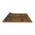 thumbnail image 2 of Ahgly Company Indoor Rectangle Abstract Brown Modern Area Rugs, 7' x 10', 2 of 4