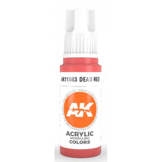 Peinture Acrylique Orange Mort Bouteille de 17ml
