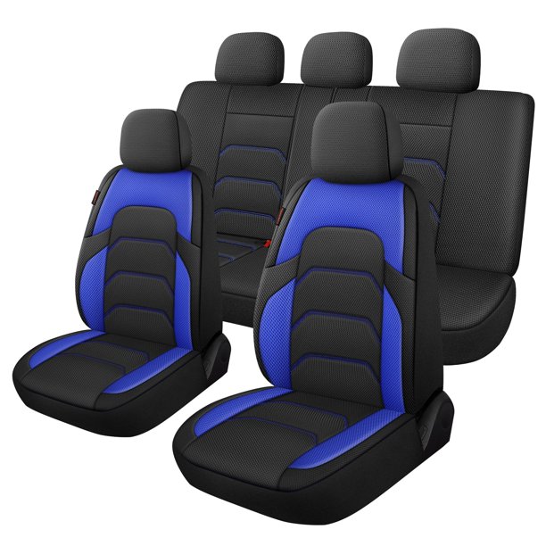 Fundas para Asientos de Auto CAROMOP Malla 3D Transpirable Juego de 5 Plazas