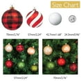 thumbnail image 3 of Every Day is Christmas Ornaments, Shatterproof Christmas Tree Ornament Set, Christmas Balls Decoration 35 Count (2.75"/70mm, Black), 3 of 7