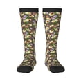thumbnail image 2 of Lsque Ladybugs And Flowers On A Wooden Printed Crew Socks Men's Women's LightWeight Thin Casual Calf Socks ,Knee High Socks,Cotton Socks, 2 of 9