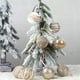 thumbnail image 4 of 9 bolas navideñas exquisitas de color champán y oro rosa, bolas decorativas para colgar en el árbol de Navidad, decoración para fiestas navideñas, 4 of 5