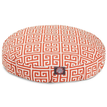 UPC: 0788995508731 | Majestic Pet | Towers Round Pet Bed For Dogs  Removable Cover  Orange  Medium