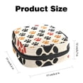 thumbnail image 2 of 1Pc Cute Period Bag Menstrual Cup Pouch, Large Storage Bag Sanitary Purse for Sanitary Napkin Pads, Cat Paw Dog Paw Pattern Pads Organizer for Girls Women, 2 of 6
