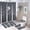 Bird Tree 1, variant on Shower Sets for Bathroom, Marble Pattern Printed on Bathroom Shower Curtain Sets with Rugs, Great for Master Bath Beach House Modern Home, 72 x 72 inches