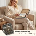 thumbnail image 3 of ZUXONGSY Vintage Cross Print Bible Cover Case for Women Lightweight Bible Bag Stylish Christian Gift with Pen Holder Scripture Bag for Daily Commuter, 3 of 7