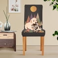 thumbnail image 4 of Yayeee 2 Pack Dining Chair Covers Stretch Parson Chairs Slipcovers Seat Protector, Abstract Mountain, 4 of 6