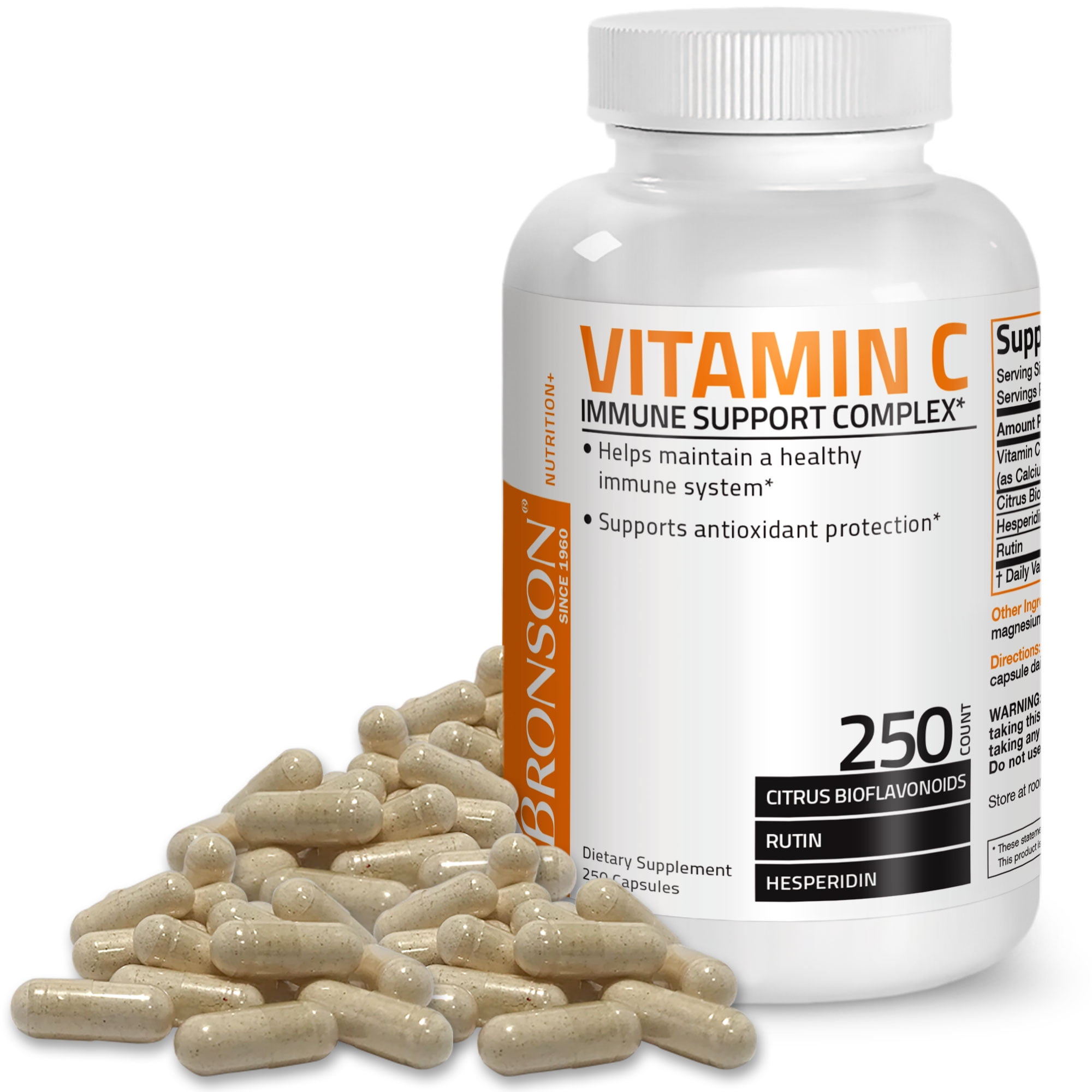 Bronson Vitamin C Complex 500 mg, 250 Capsules
