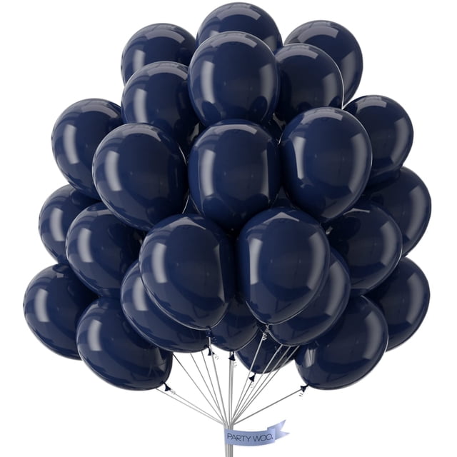 Globos PartyWoo Nile Blue de 12 pulgadas, 50 unidades, para decoración