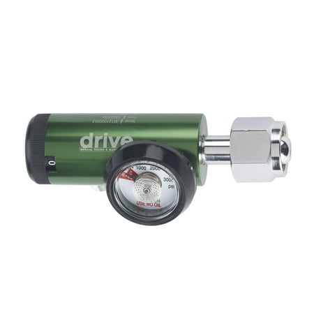 Oxygen 540 Regulators - Mini CGA 540 Oxygen Regulator 0-8 LPM DISS Outlet