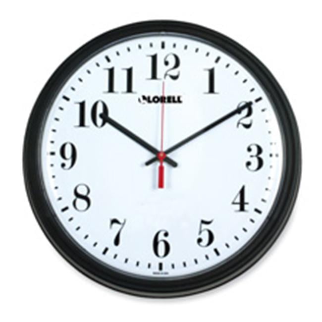 Round White Decorative Clock With Black Roman Numerals 13 x 13 inches Quartz movement