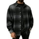thumbnail image 2 of Ceisia Men's Warm Casual Plaid Button Down Lapel Long Sleeve Shirt Jacket Classic Fashion Daily Outerwear Tops Gift, 2 of 9