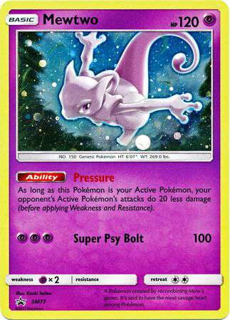 Pokemon Promo Mewtwo SM77 - Walmart.com