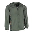 thumbnail image 2 of I5 Apparel  Hooded Windbreaker Rain Jacket with Camo Side Panel (Men), 2 of 4