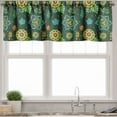 thumbnail image 3 of Ambesonne Floral Valance & Curtain, Fantasy Colorful Flowers, 55"x24", Multicolor, 3 of 6
