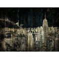 thumbnail image 3 of Grey, Jace 14x12 Black Modern Framed Museum Art Print Titled - The Golden City, 3 of 5