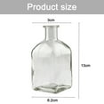 thumbnail image 2 of Clear Glass Vases for Décor Flowers Centerpiece Home Indoor Desk Decoration, for Wedding Gift, 13*6.2cm - transparent, 2 of 5