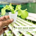 thumbnail image 4 of Garden Net Cup, Plastic Hydroponics Net Pot Basket Hydroponic Planting Mesh,2 Inch（white）, 4 of 5