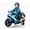 Blue, variant on Kid Trax 6V Glow Electric Toddler Kids Motorcycle - Toddler Bike, Indoor/Outdoor Toys, Durable, LED Headlights and Body Light, Realistc Sounds, Kids Ride On Toys, Max Weight 65lbs, Ages 3+, Pink
