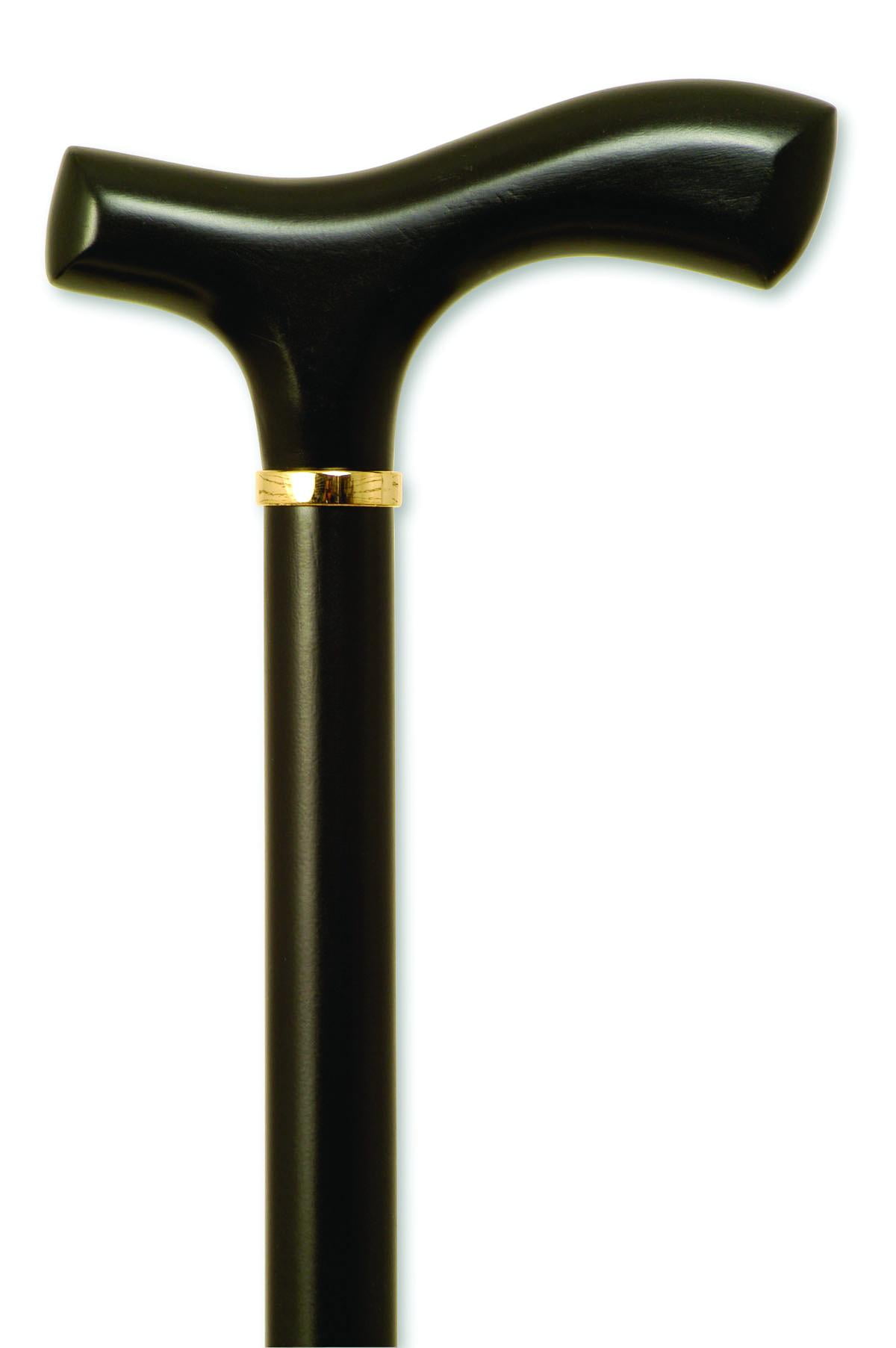 Men's Fritz Handle Cane, Black Stain, 36' - 37'
