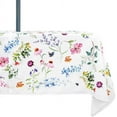 thumbnail image 1 of Outdoor Tablecloth with Umbrella Hole, Spring & Summer Outdoor Tablecloth, Fabric Spill Proof and Waterproof with Zipper Floral Tablecloth for Spring/Summer/Party/Picnic Rectangle 60 x 102 in, 1 of 1