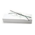 thumbnail image 2 of V.W.E. Thin Rectangle Rimless Readers with Anti-Reflective AR Coating, 2 of 4